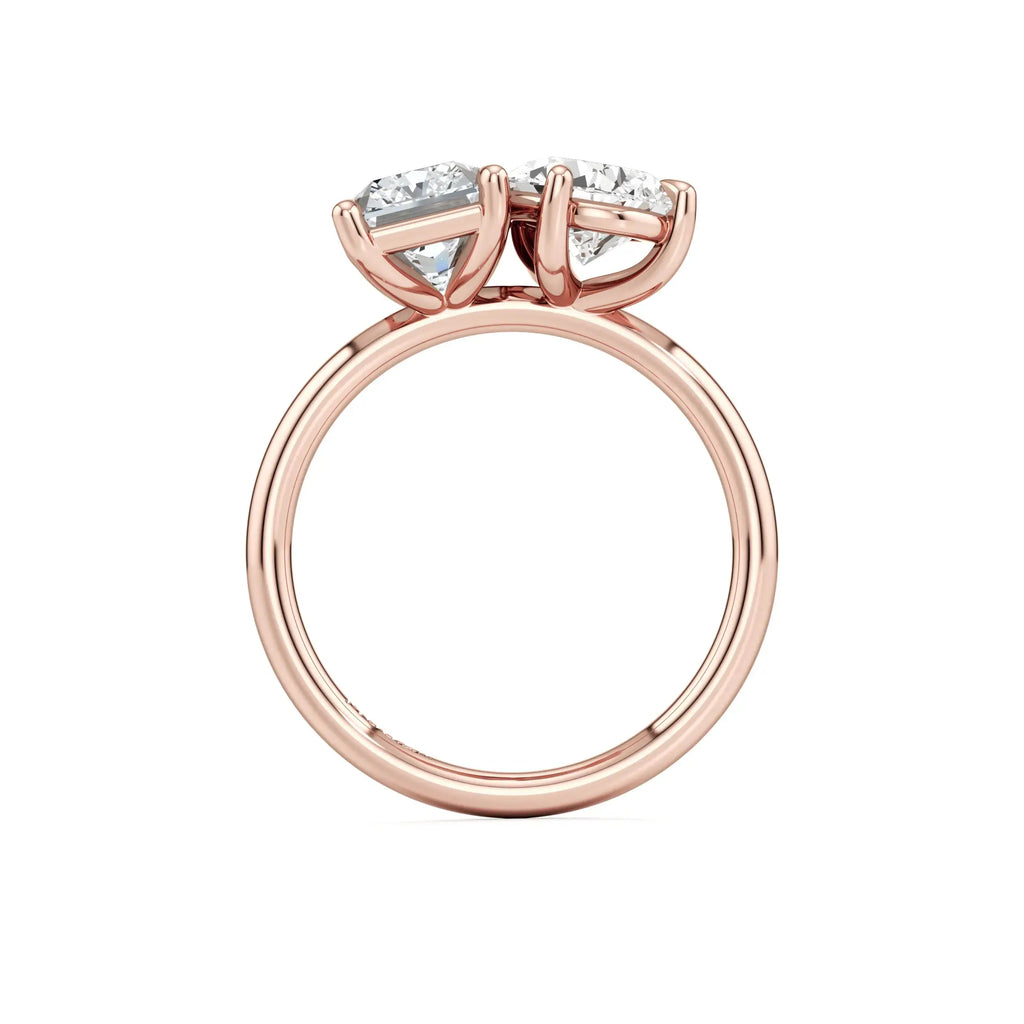18k Rose Gold Diamond Engagement Ring Hatton Garden - Mouza