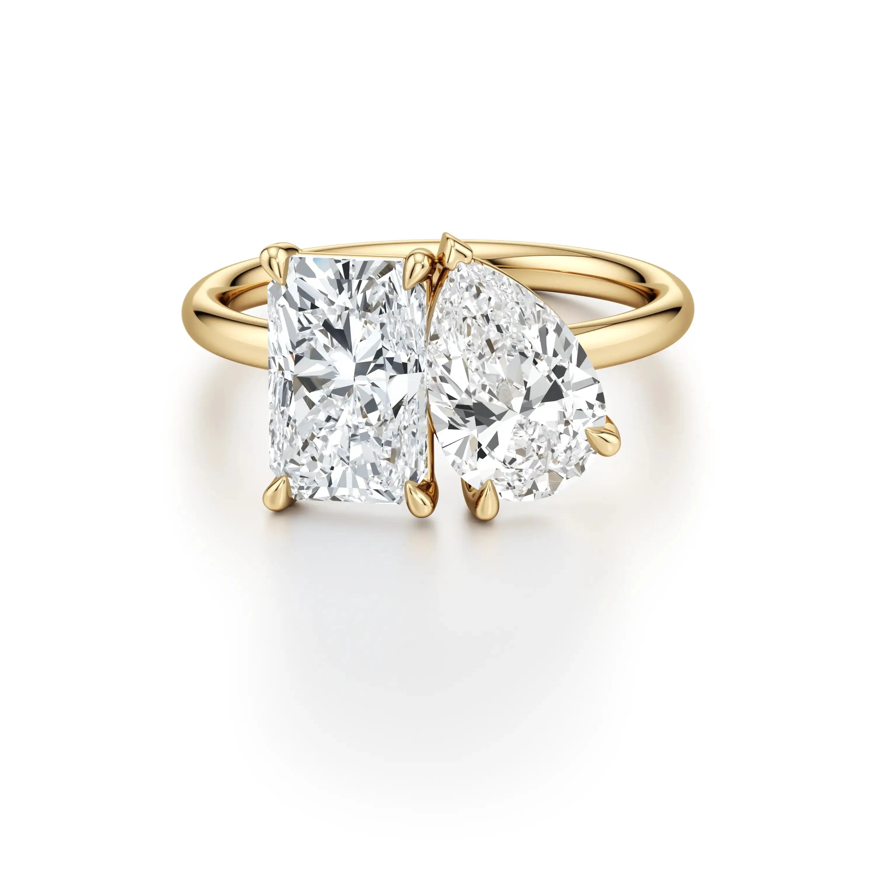 Moi et Toi Engagement Ring - Handcrafted In Hatton Garden