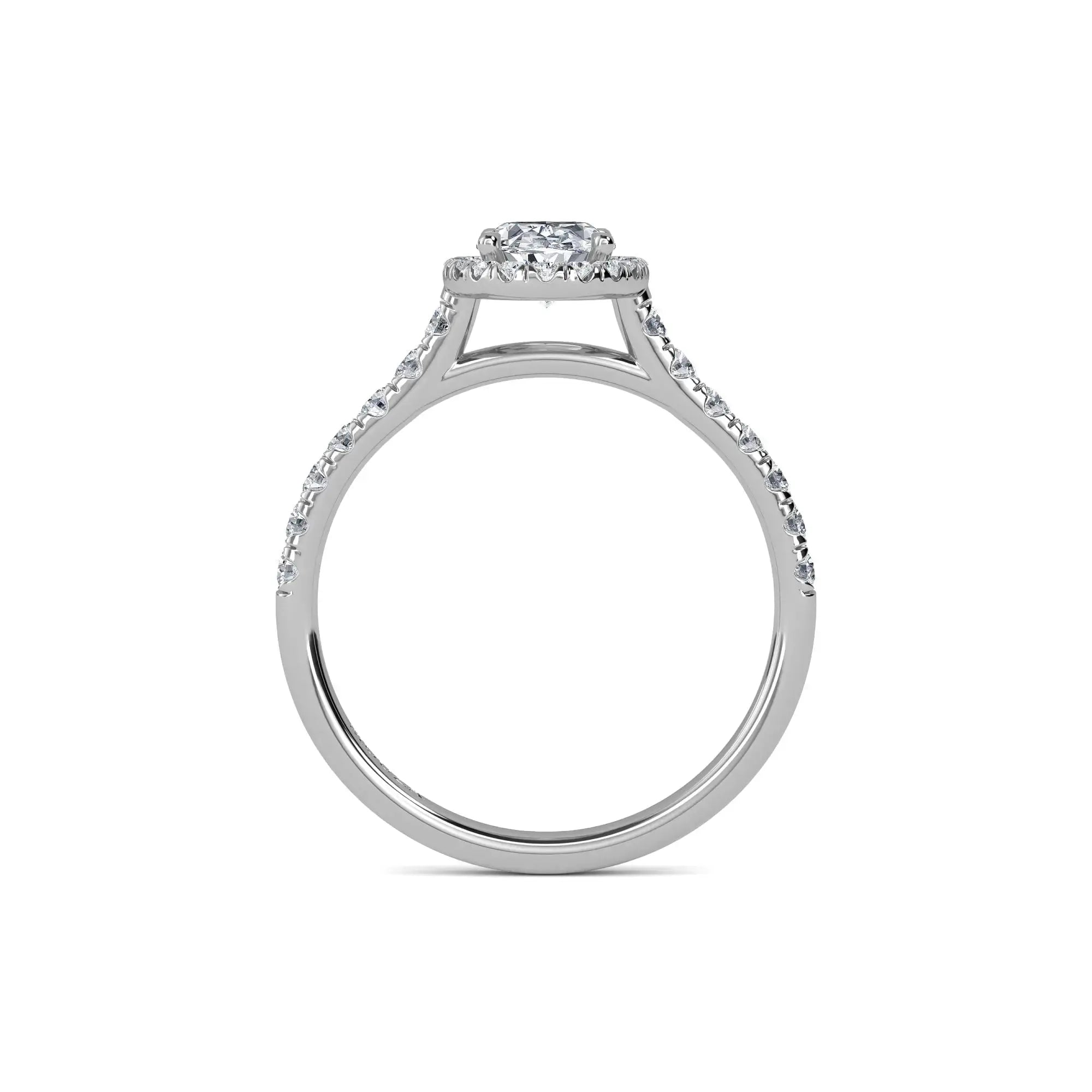 Scarlett Halo Diamond Engagement Ring from Mouza