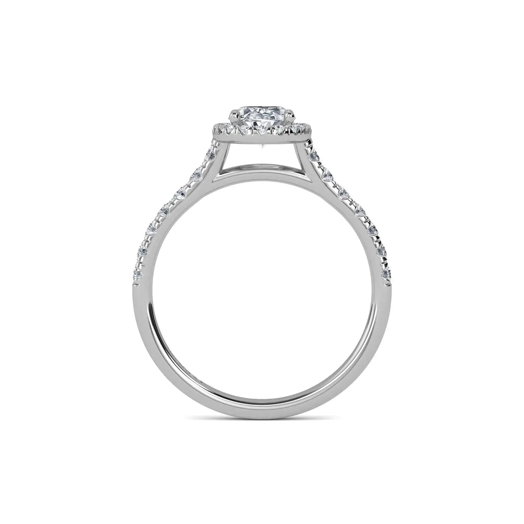 Scarlett Halo Diamond Engagement Ring from Mouza