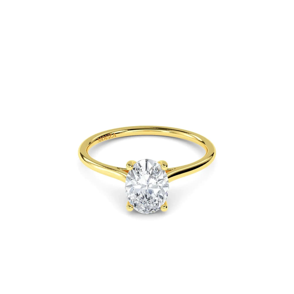 1.10 Carat Natural Oval Diamond Engagement Ring London