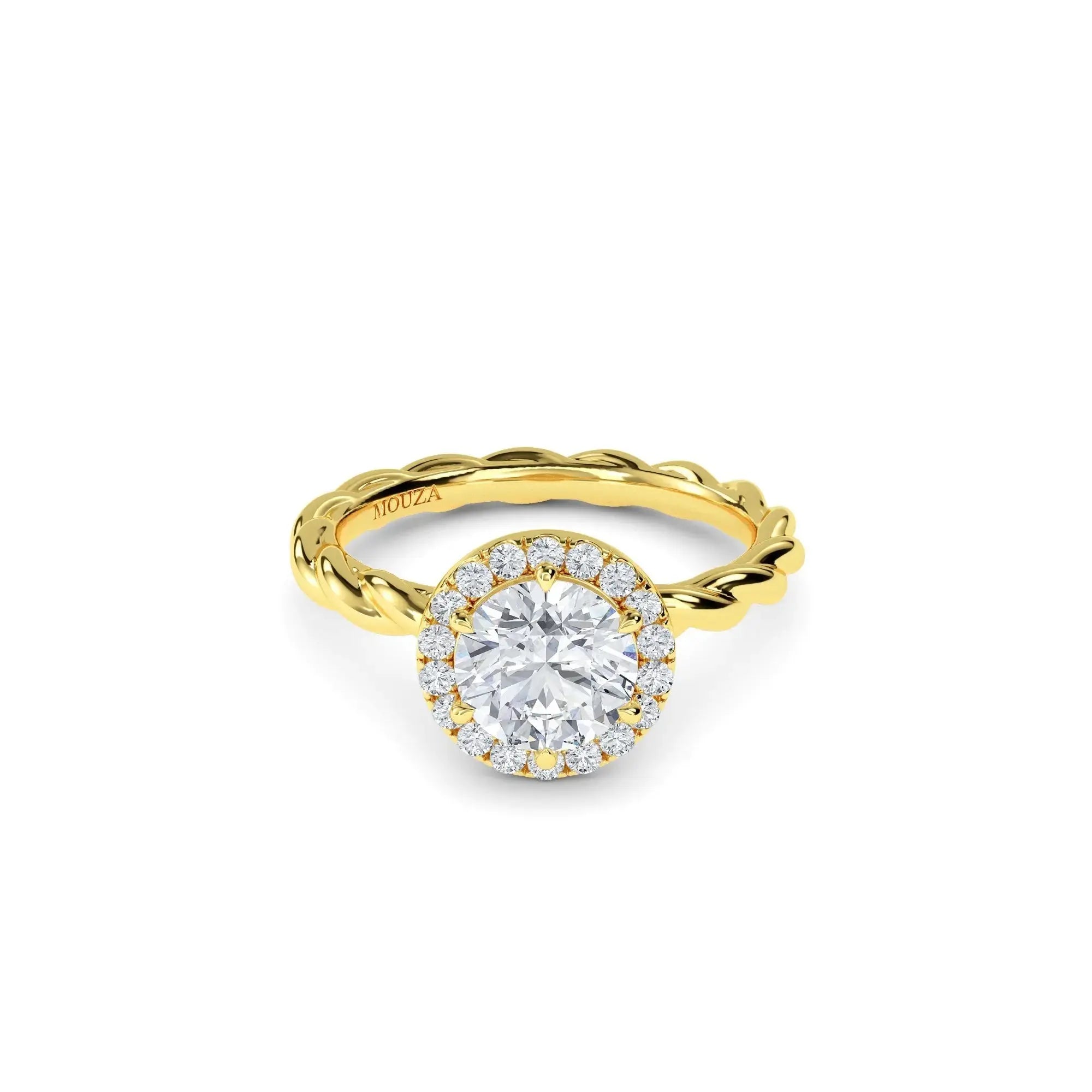 0.90 Carat Natural Round Diamond - Handcrafted In Hatton Garden
