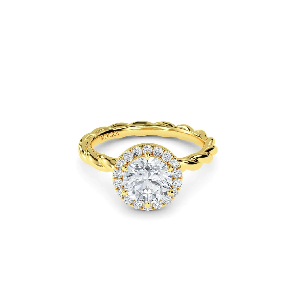 0.90 Carat Natural Round Diamond - Handcrafted In Hatton Garden