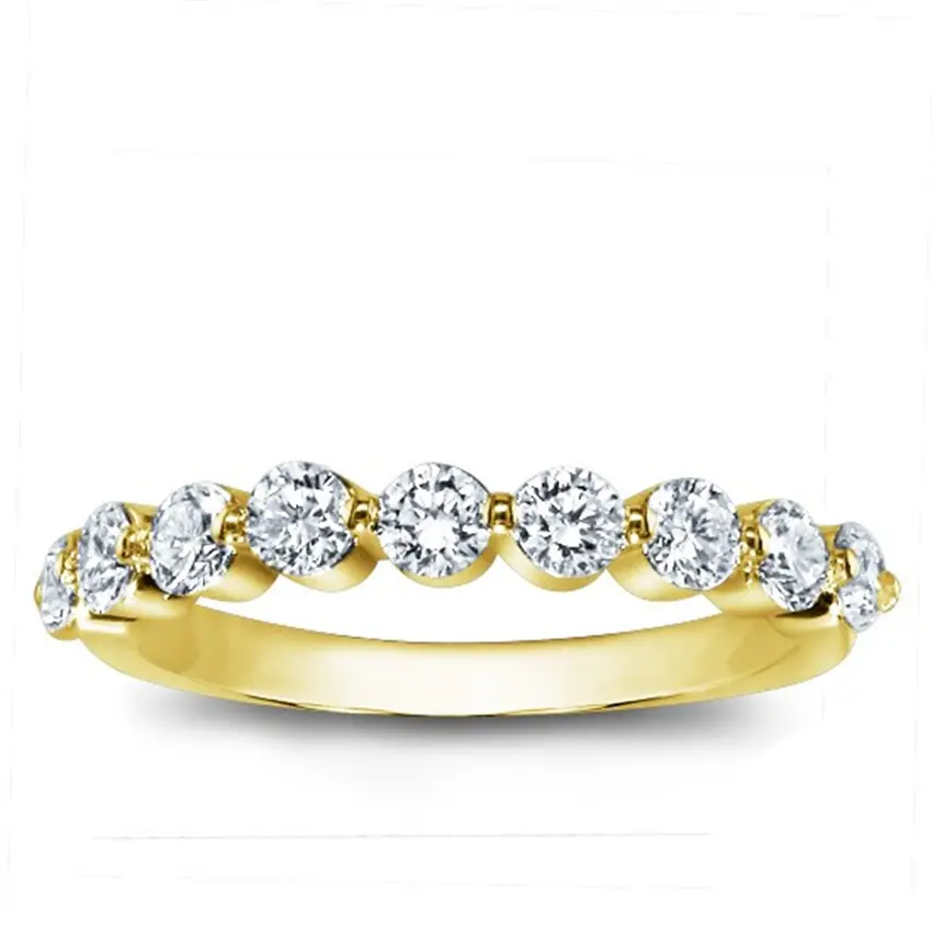 9 Stone Half Eternity - Wedding Rings Hatton Garden