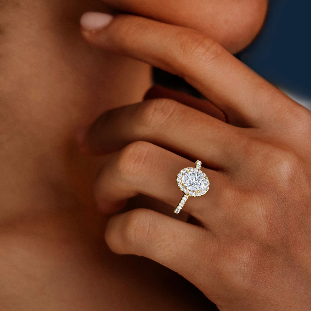 Shine Bright with a Halo Engagement Ring: A Comprehensive Guide