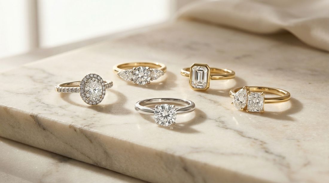Types of Settings for Lab Diamond Engagement Rings from UK Sellers