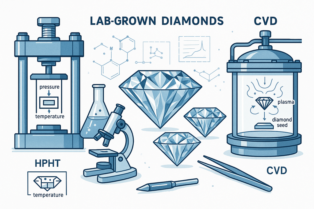 How Are Lab-Grown Diamonds Made? A Deep Dive into HPHT vs CVD Processes