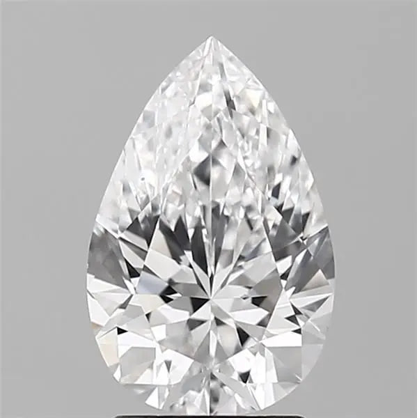 2 Carat Natural Pear Diamond
