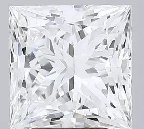 4.08 Carat Lab Grown Princess Diamond