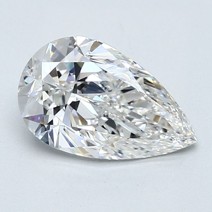 1.7 Carat Natural Pear Diamond