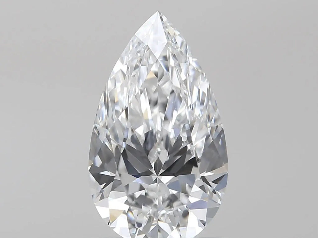 1 Carat Natural Pear Diamond