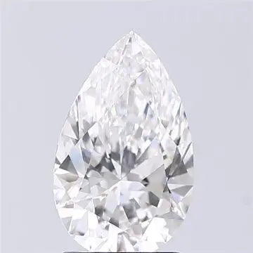 1.51 Carat Lab Grown Pear Diamond