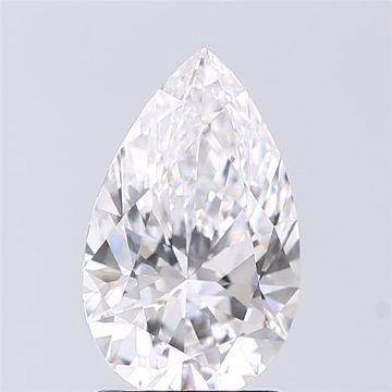1.51 Carat Lab Grown Pear Diamond