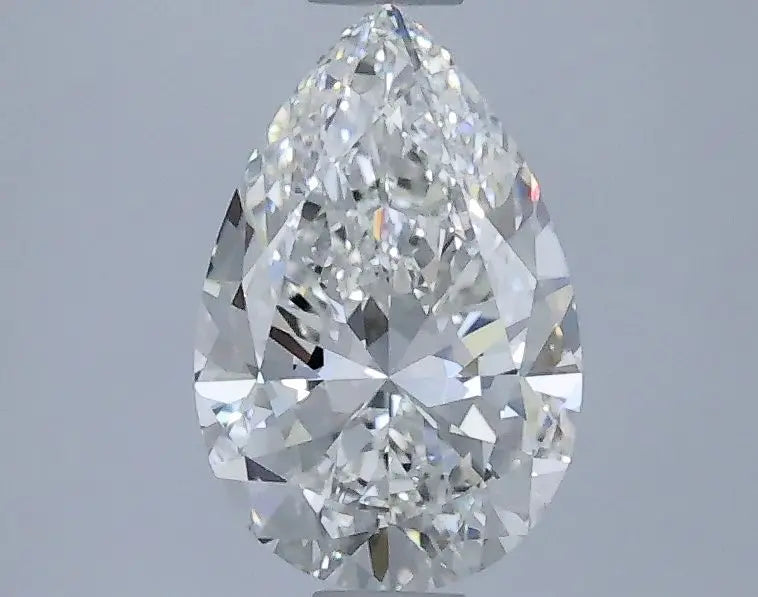 1 Carat Natural Pear Diamond