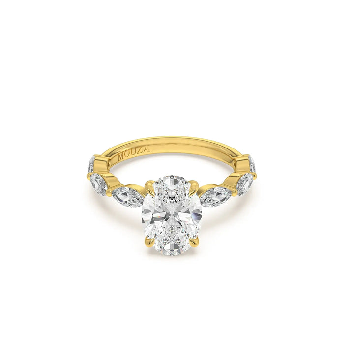 2.20 Carat Oval Lab Grown Diamond - Hatton Garden Engagement Ring