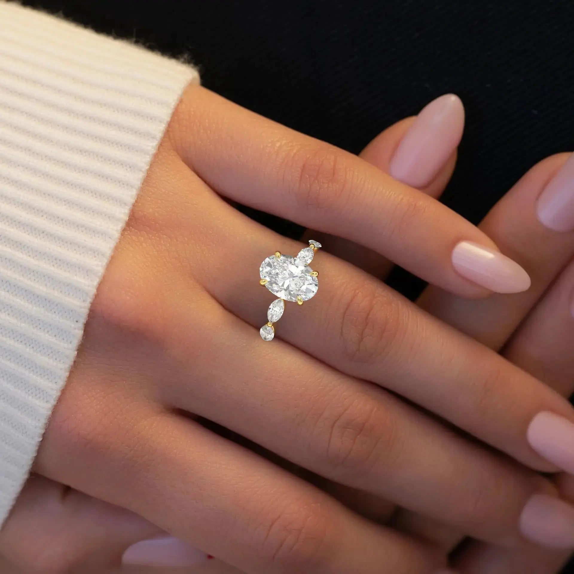 Hannah Diamond Band Engagement Ring Hatton Garden Mouza