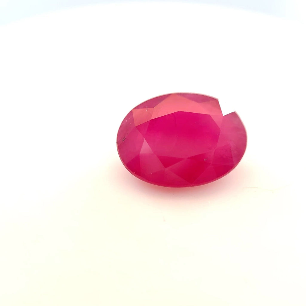 1.83 Carat Oval Red Ruby