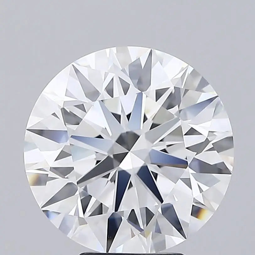 6.02 Carat Lab Grown Round Diamond