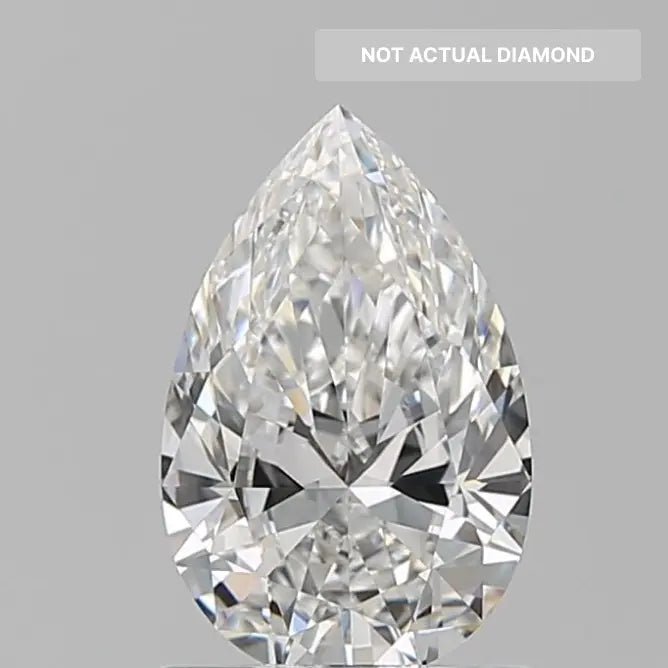 1 Carat Pear Diamond