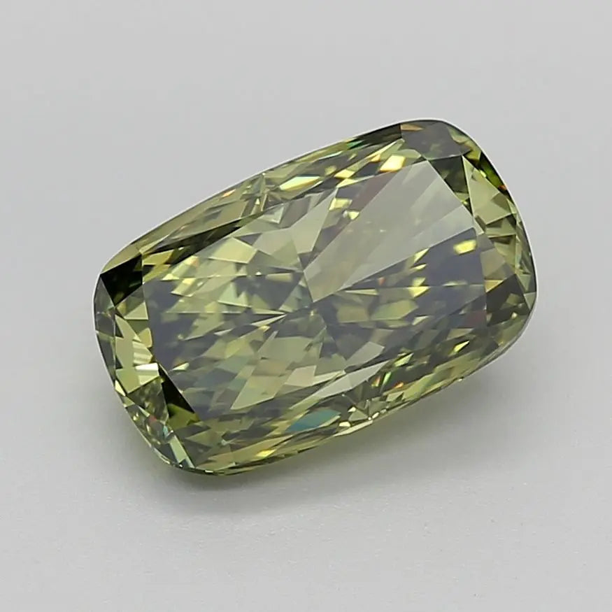 3.04 Carat Lab Grown Elongated cushion Diamond