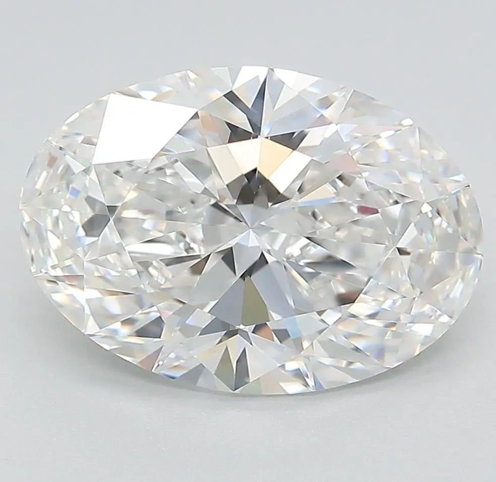 4.04 Carat Lab Grown Oval Diamond