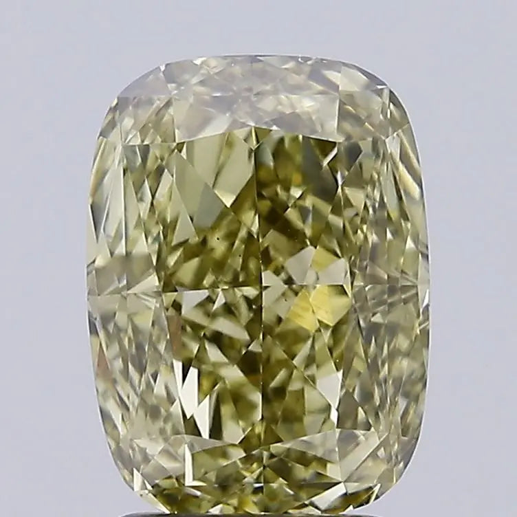 2.67 Carat Lab Grown Elongated cushion Diamond