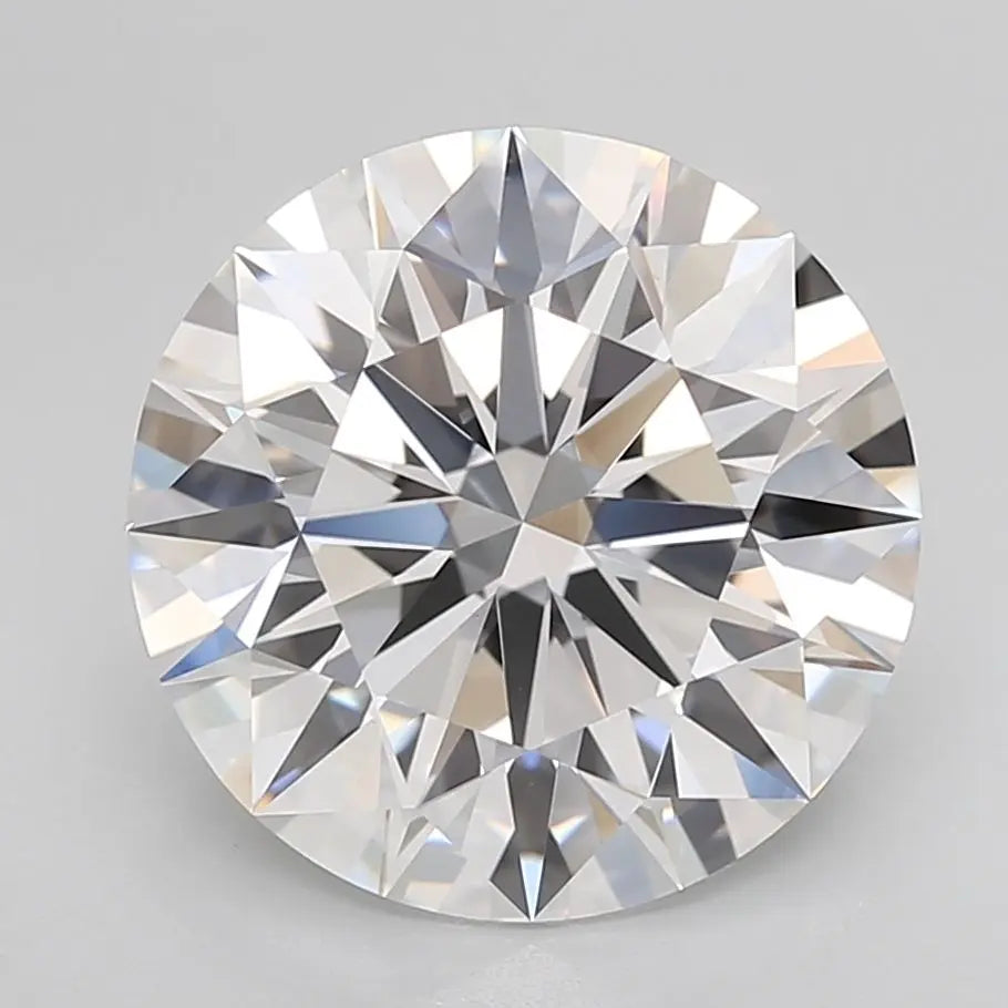6.52 Carat Lab Grown Round Diamond