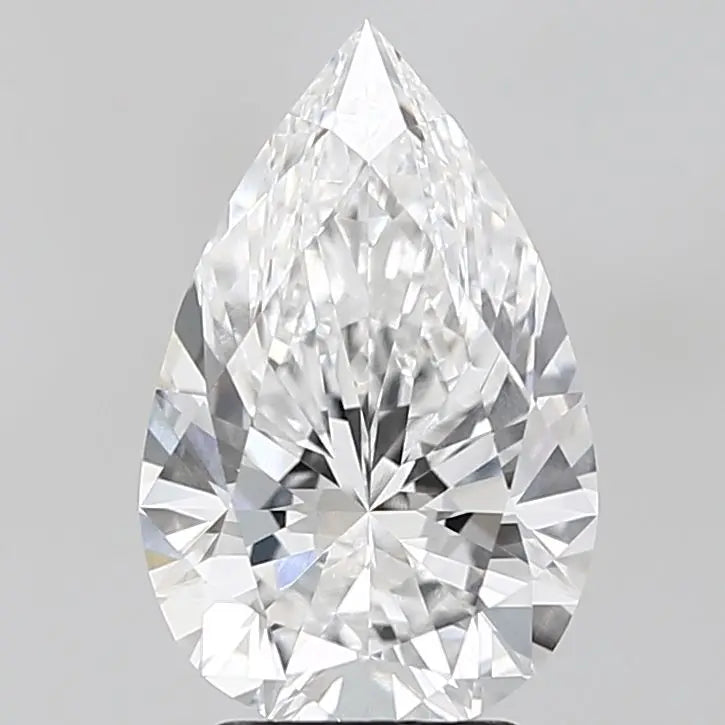 3 Carat Lab Grown Pear Diamond