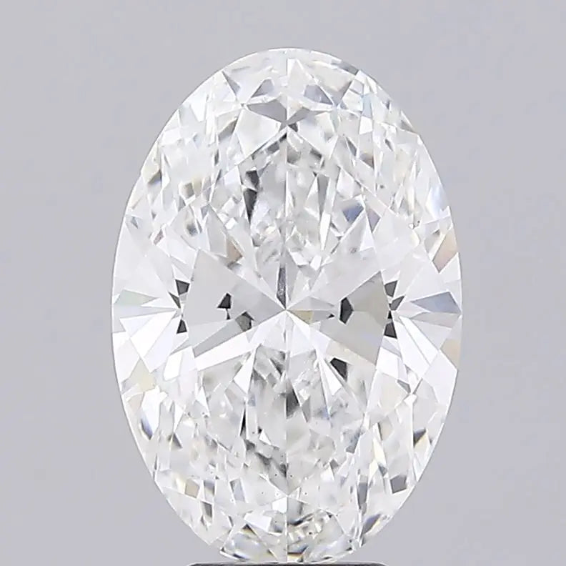 6 Carat Lab Grown Oval Diamond