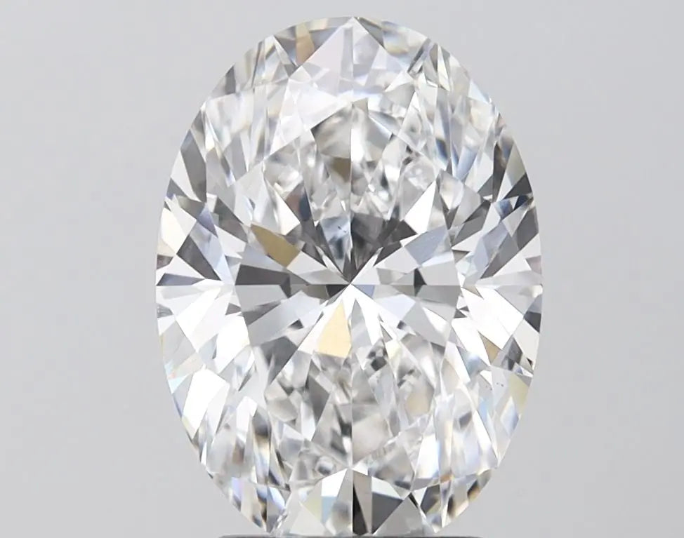 3.05 Carat Lab Grown Oval Diamond