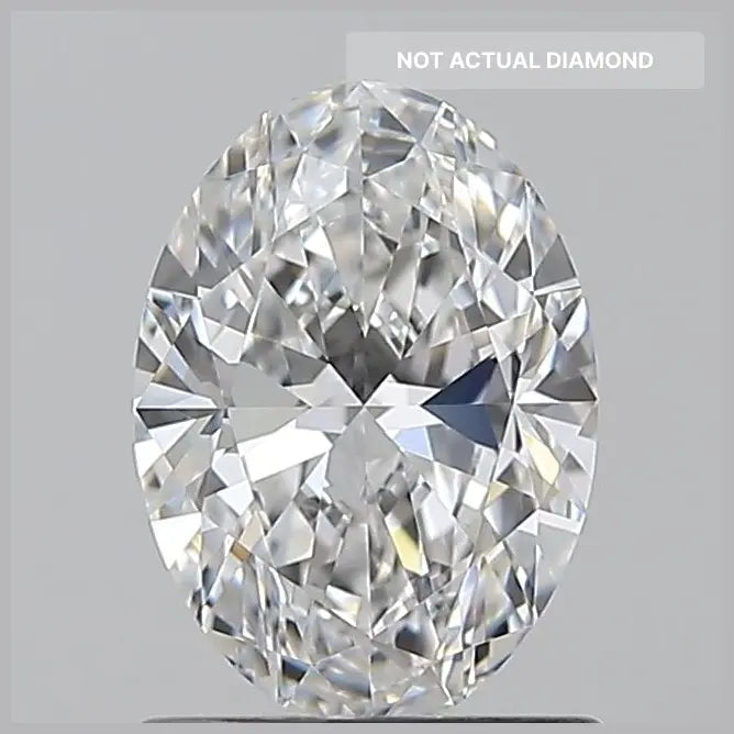 1.02 Carat Lab Grown Oval Diamond