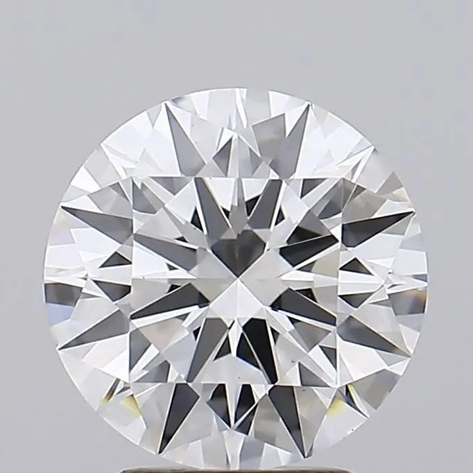 3.08 Carat Lab Grown Round Diamond