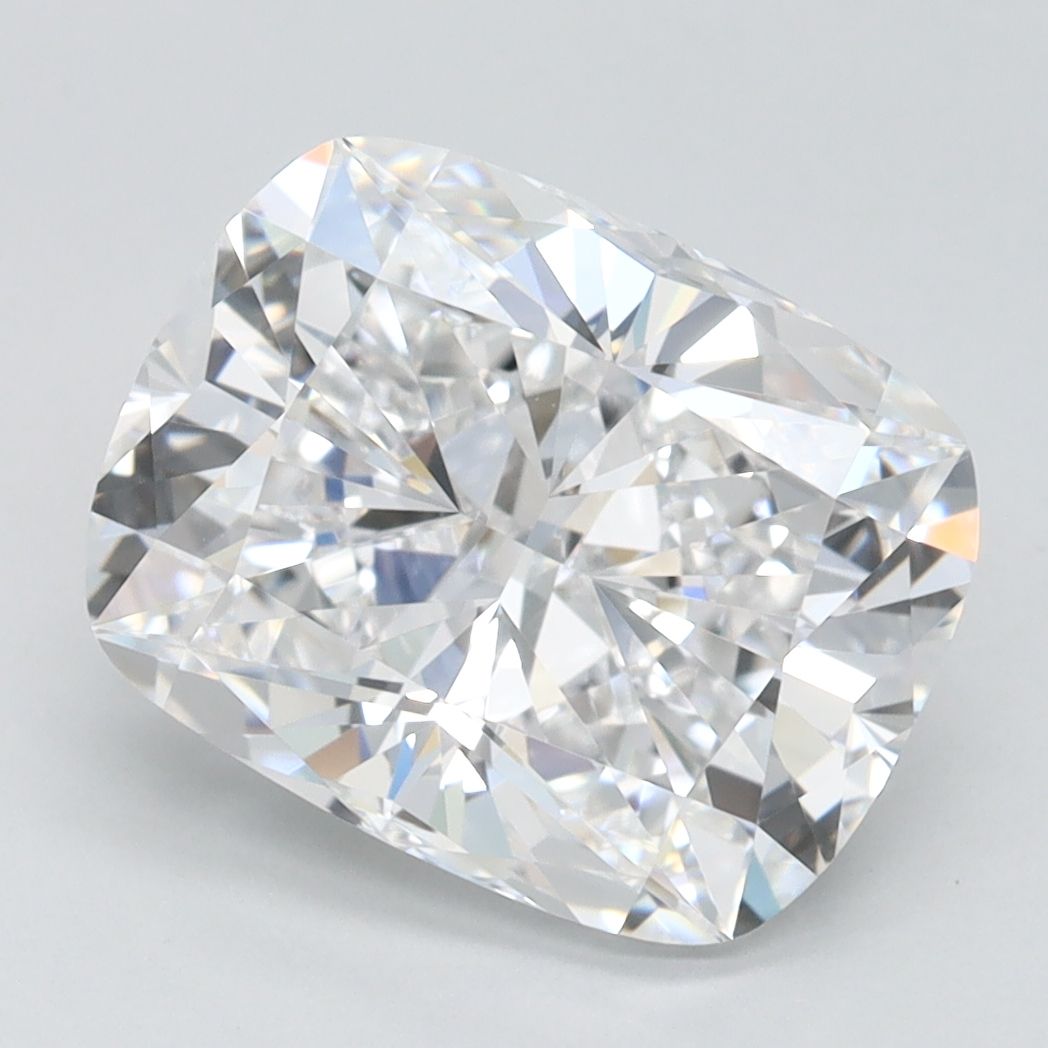 3 Carat Lab Grown Elongated Cushion Cut Diamond D Colour IF Clarity