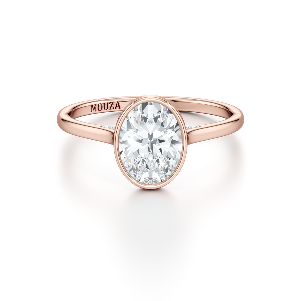 Oval Diamond Engagement Ring - Handcrafted In Hatton Garden