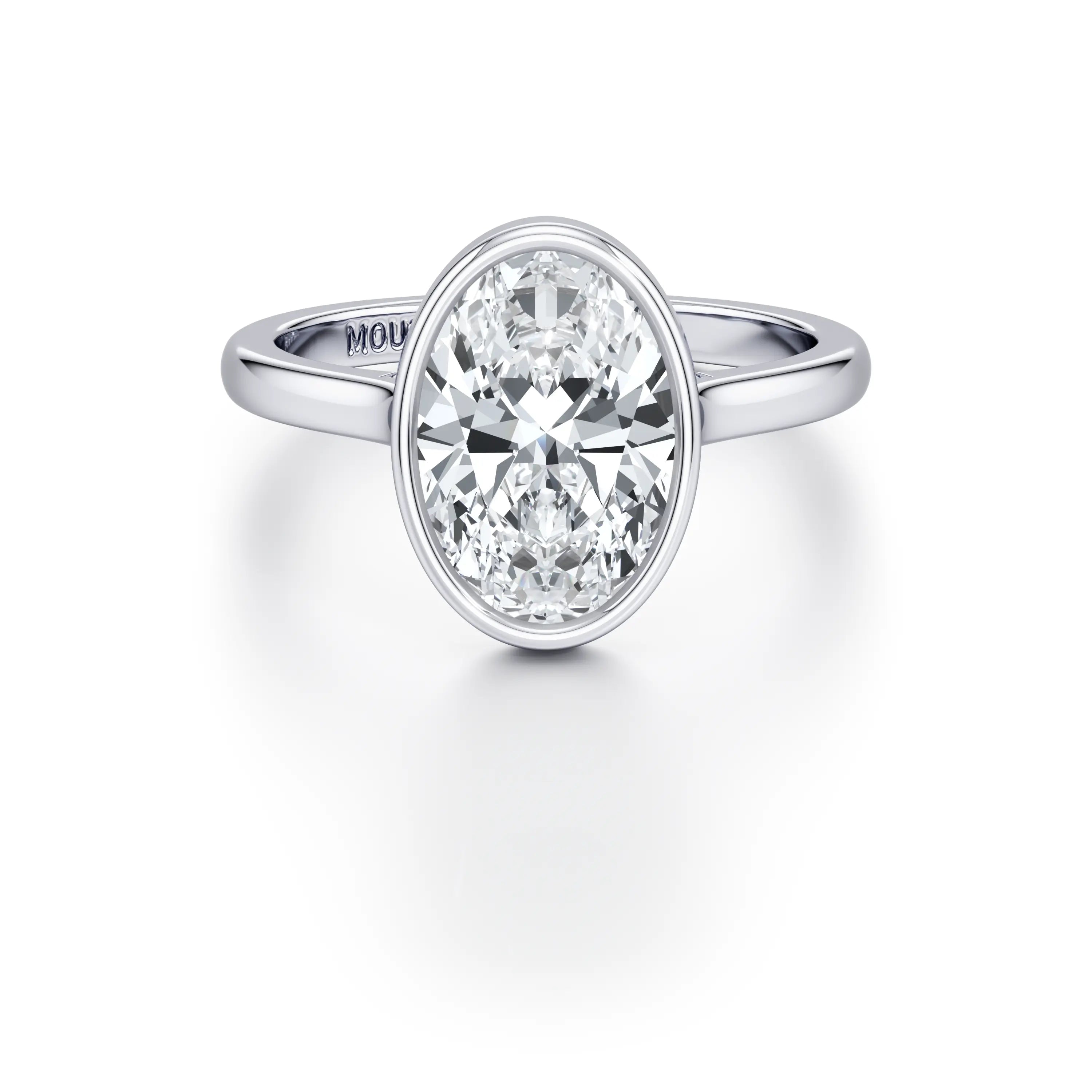 Oval 2025 bezel ring