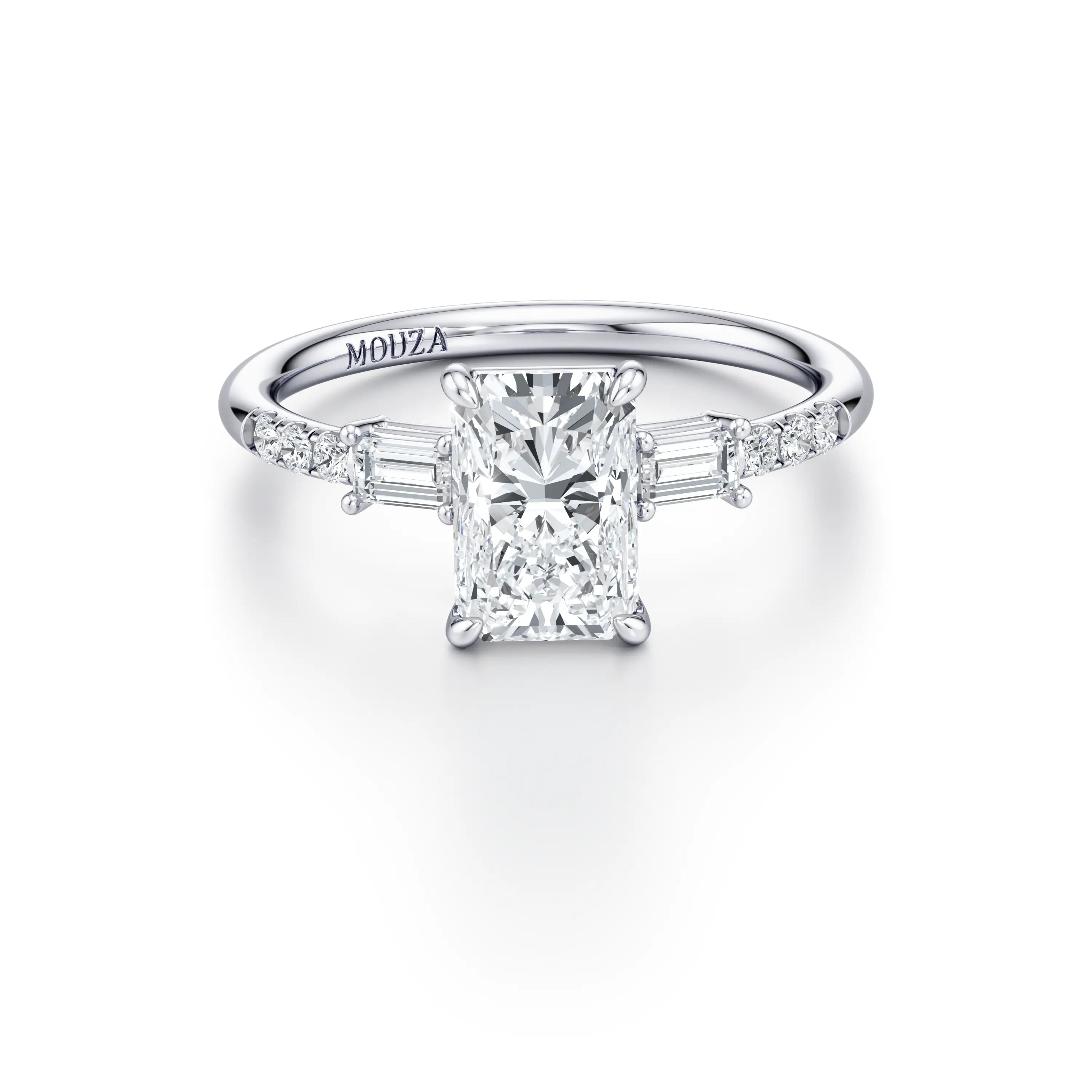 Band for 2025 princess cut ring