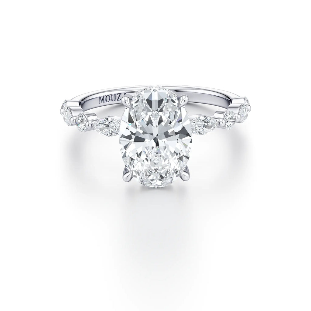 Oval and Marquise Diamonds - Hatton Garden Engagement Rings