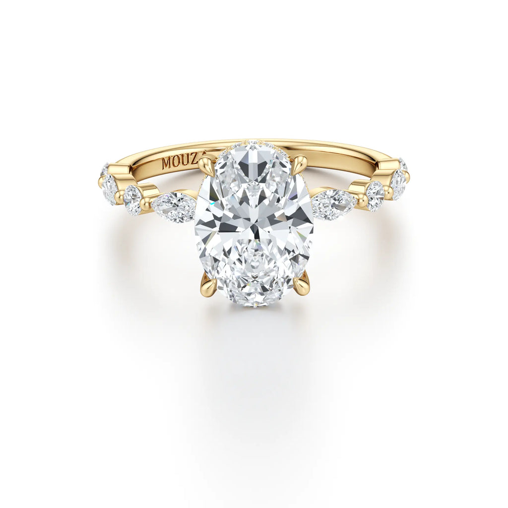 Oval and Marquise Diamonds - Hatton Garden Engagement Rings