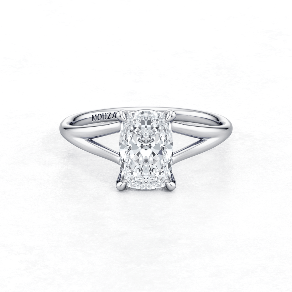 Maggy Solitaire Engagement Ring in White Gold