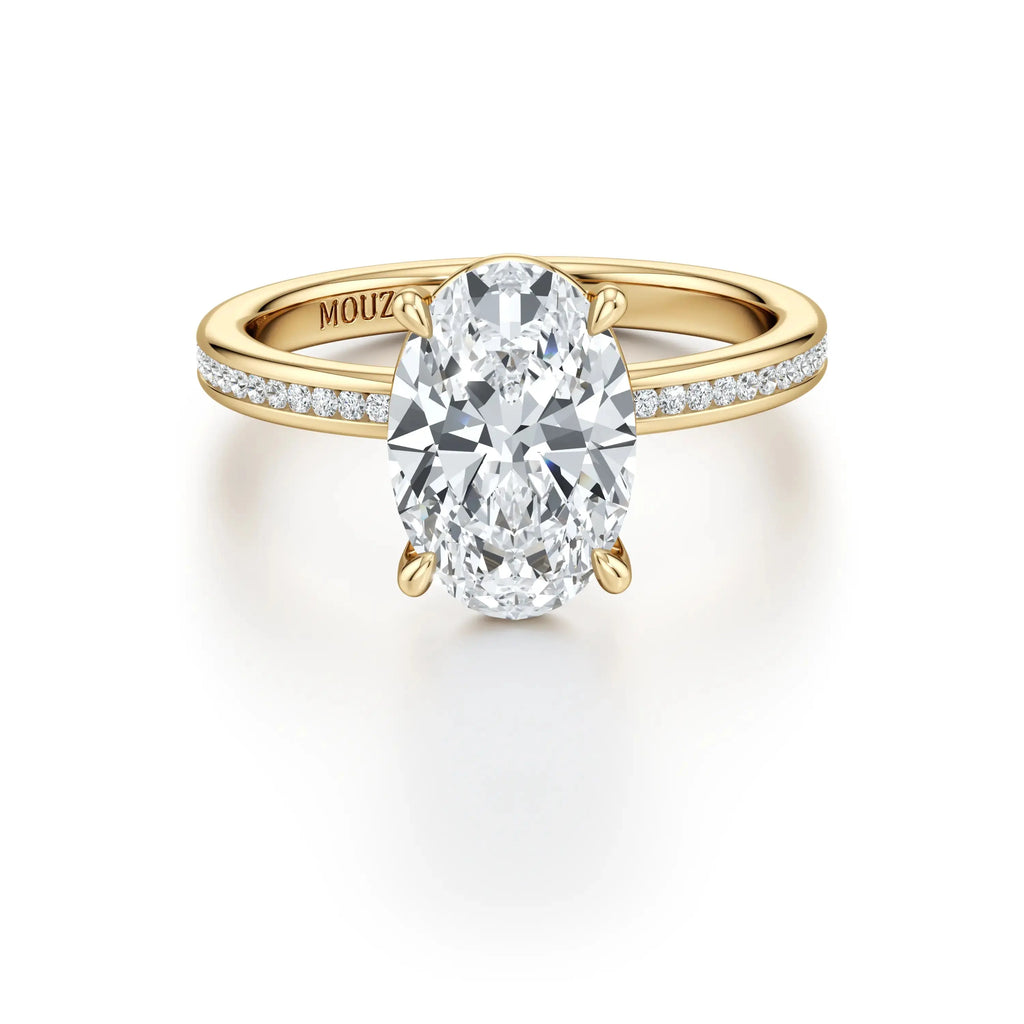 Oval Diamond Engagement Ring - Lab Diamond Engagement Ring