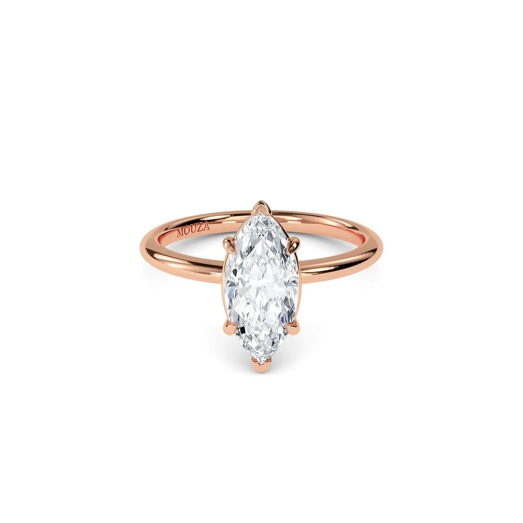 1.70 Carat Marquise Lab Diamond - Hatton Garden Engagement Ring