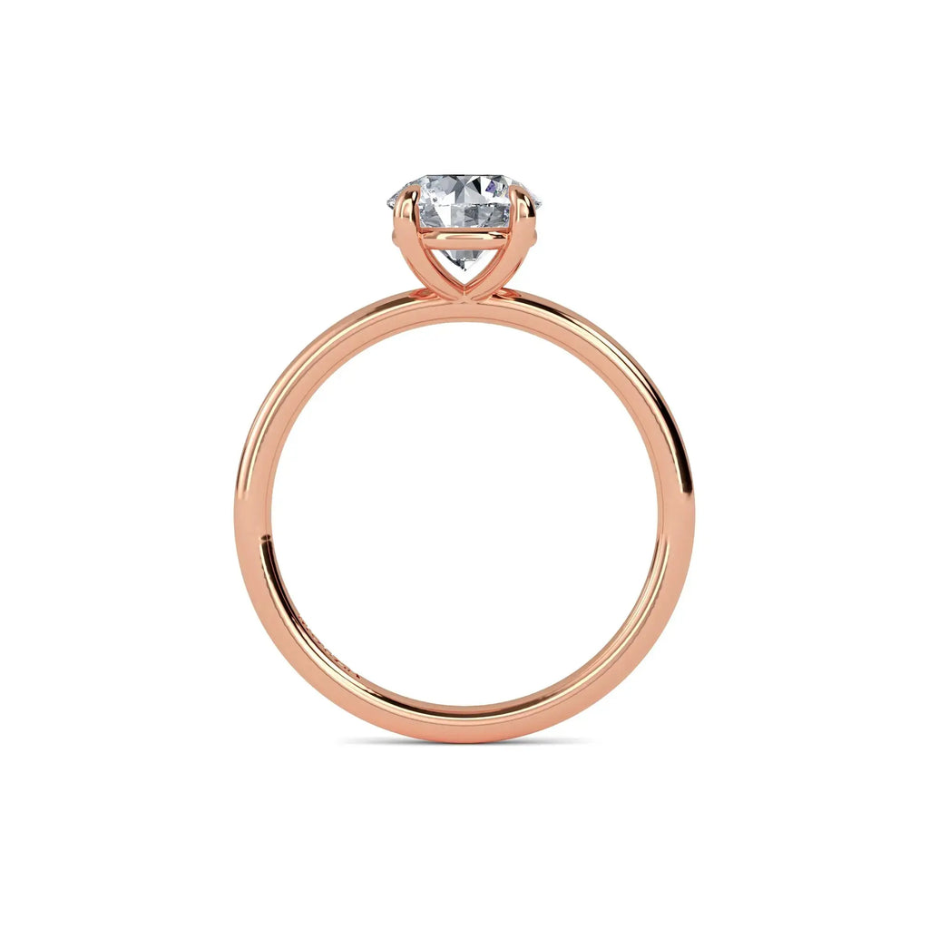 1.00ct Lab Grown Diamond Round Solitaire Engagement Ring