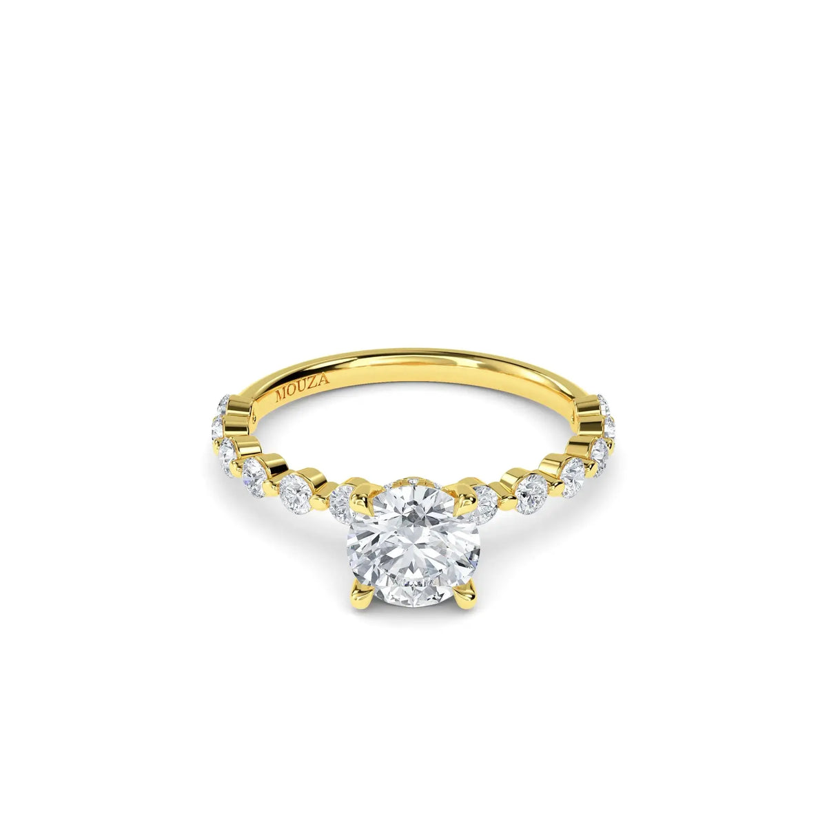 Viola | Diamond Band Engagement Ring Hatton Garden - Mouza