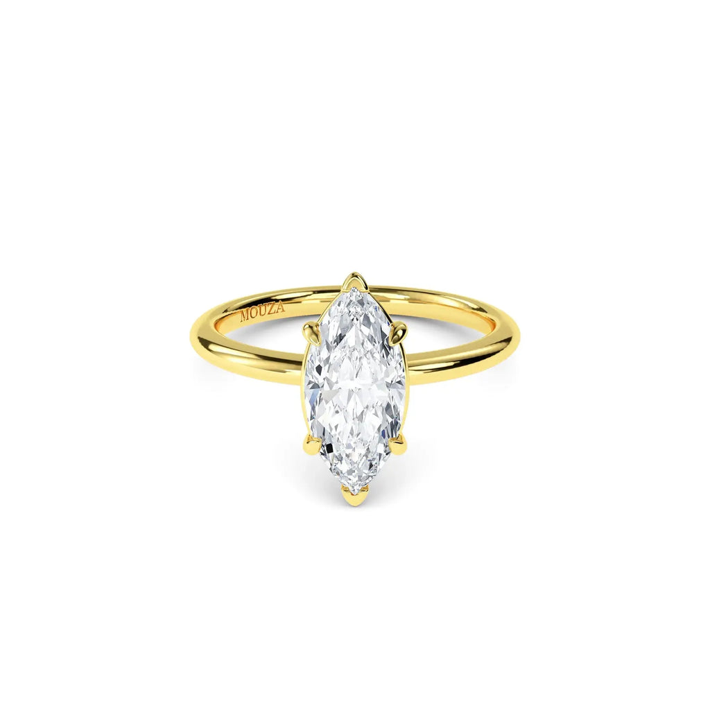 1.70 Carat Marquise Lab Diamond - Hatton Garden Engagement Ring