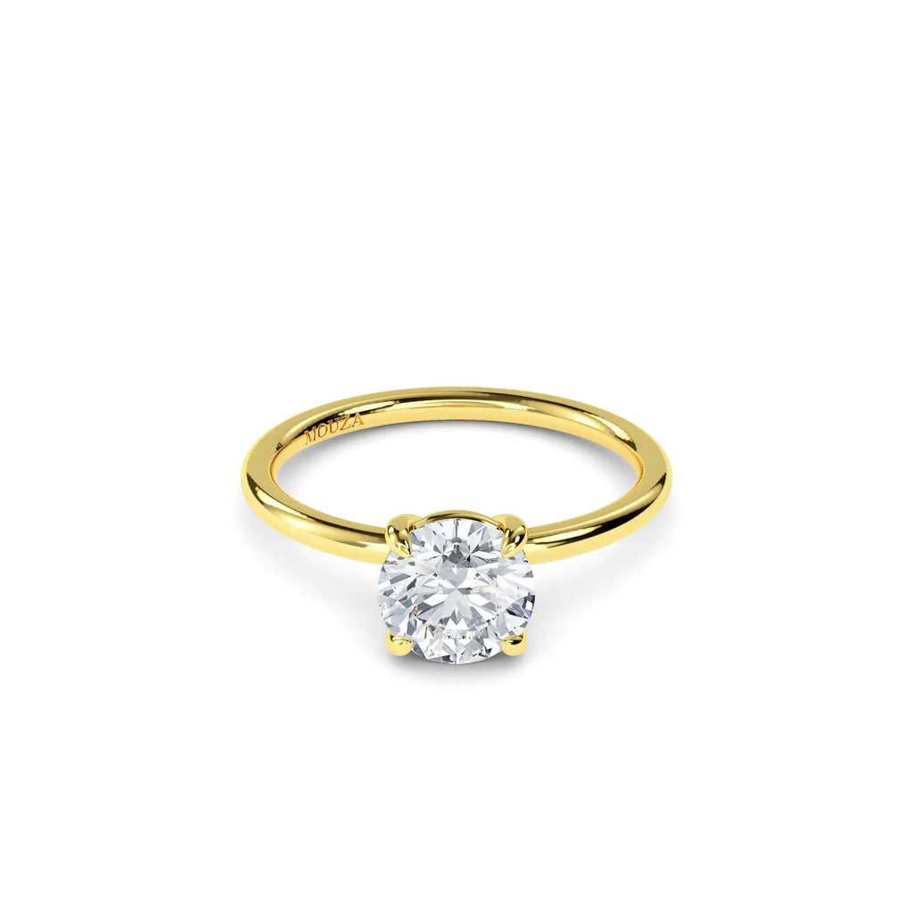 1.00ct Lab Grown Diamond Round Solitaire Engagement Ring
