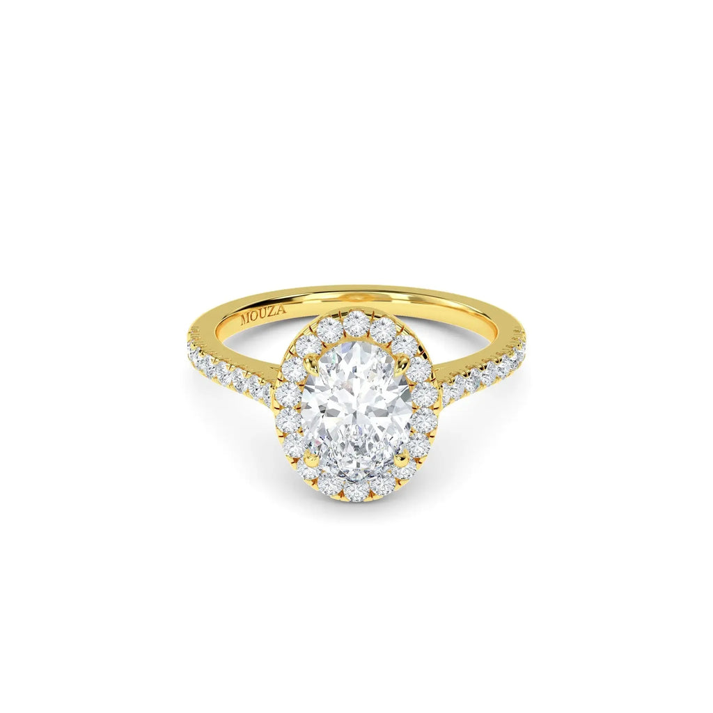 1 Carat Oval Lab Grown Diamond - Hatton Garden Engagement Ring