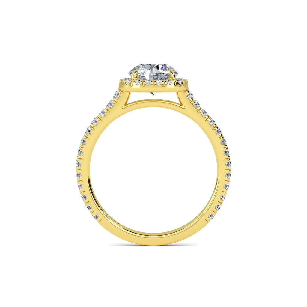 1 Carat Natural Cushion Diamond - Hatton Garden Engagement Ring