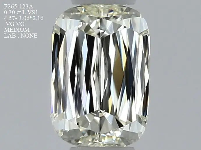 0.3 Carat Natural Elongated cushion Diamond