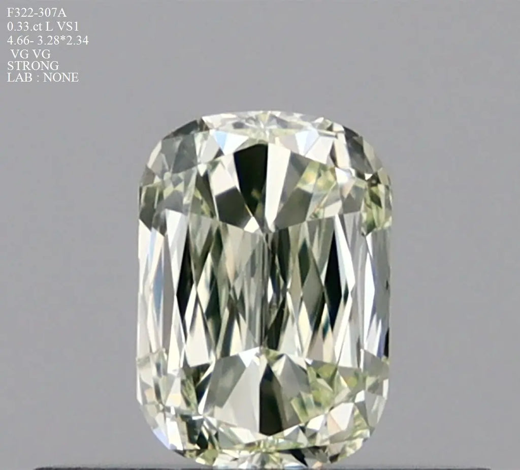0.33 Carat Natural Elongated cushion Diamond