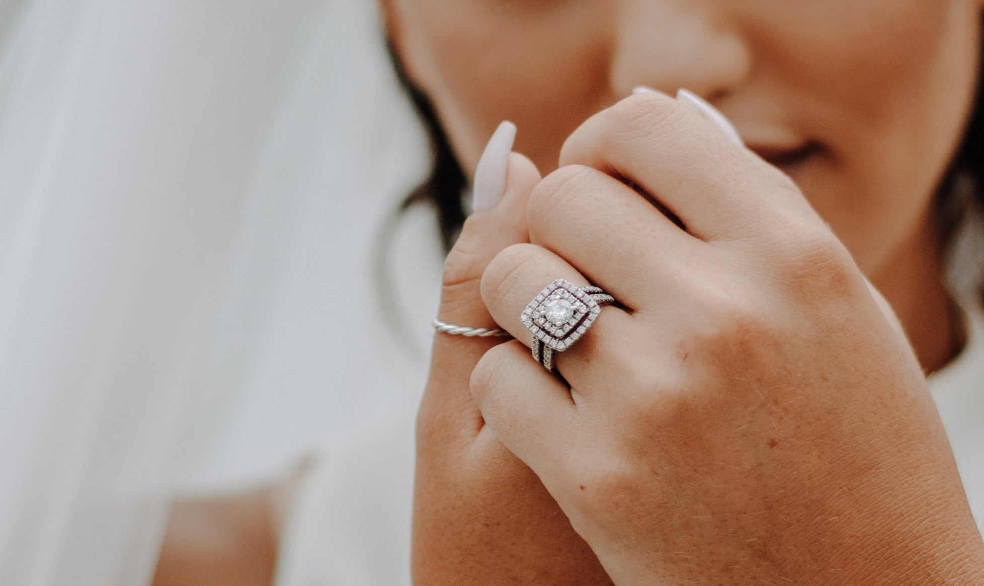 Retail Jeweller Queensmith Jewellers D22 Ring With Two Small